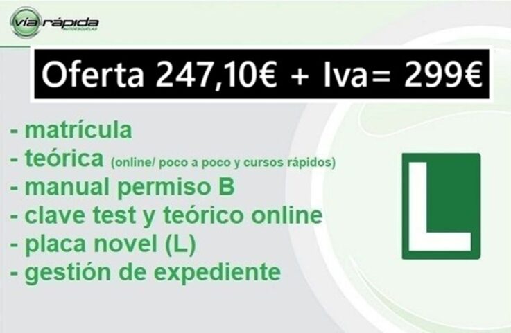 Permiso B (matrícula+ teórica)